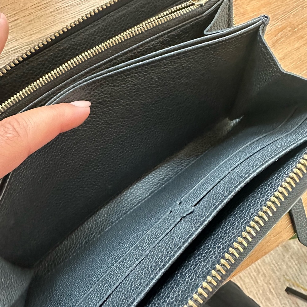 Louis Vuitton Black Monogram Zip Wallet - Picture 9 of 9